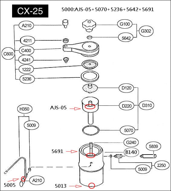 O ring 5009